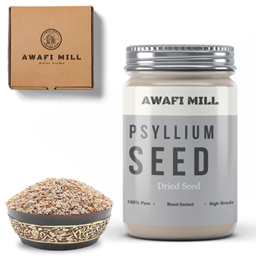 Awafi Mill Psyllium Seed Ispaghol Plantago Ovata 100gm